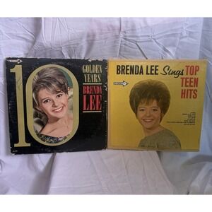 Vintage Brenda Lee LP Lot Of To Golden Years Top Teen Hits Decca